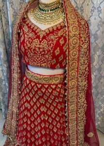 Red Bridal Lehenga Choli