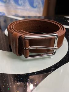 Premium Brown Leather Belt From Spain