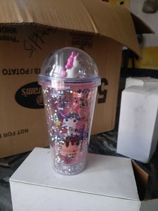 Donut Unicorn Shimmery Sipper