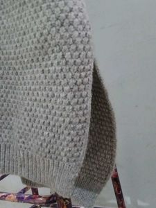 grey daisy knitted dress