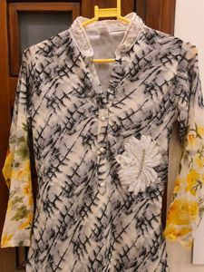🌿🌼Casual Floral &amp; Abstract Print Dress🌼🌿