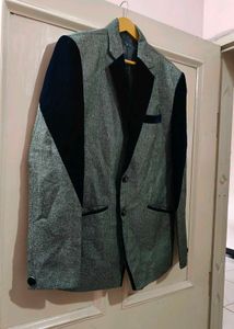 Green + Gray Blazer