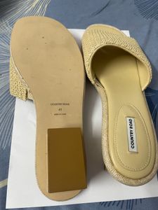 Country Road Woven Slides - Size 41
