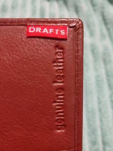 GENUINE LEATHER | DRAFTS brown Wallet