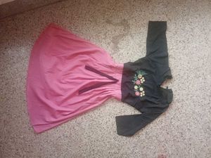 Black And Pink Dress