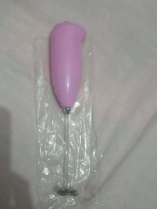 Pink Mini Electric Drink Mixer