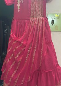 Cute Red Embroidered Dress