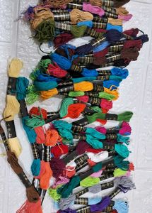 Embroidery Thread Pack Of 25 Mix Color