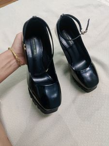Front Square Platform Heels