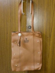 Sultan Tan Faux Tote Bag