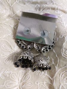 Peacock Jhumka Earrings