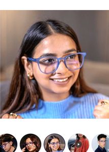 Hustlr Ocean Blue Zero Power Glasses