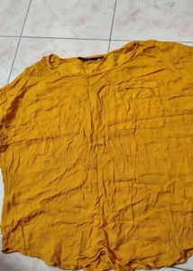 Mustard Pocket T-Shirt