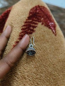 Silver Jhumka Earrings