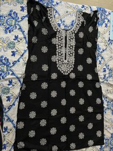 Navy BLUE Chicken Kurti