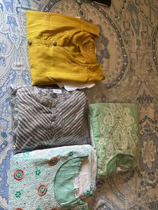 Combo Of 4 Brand New Kurta Sets