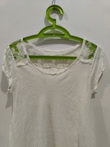 White Laced Tunic
