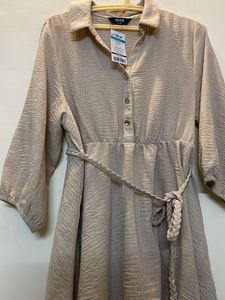 new Cream Color Dress For Ladies