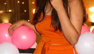 Orange Sleeveless Crop Top