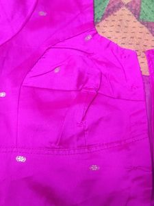 Banarasi silk blouse less used