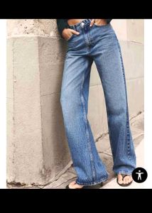 Zara brand new high waist straight fit jeans