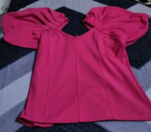 Fuschia Pink Top