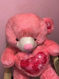 Teddy Bear Pink Soft Furry