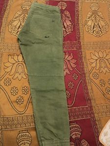Olive Green Jogger Pants