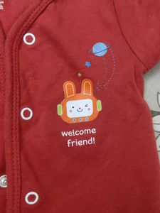 Cute Red Baby Top