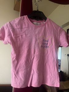 Zara Kids Pink Graphic Tee