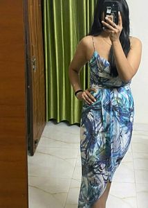 Beautiful Sky Blue Colour Dress