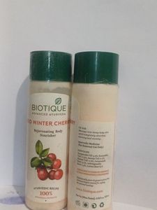 *NEW* Biotique Winter Cherry Lotion Pack Of 2