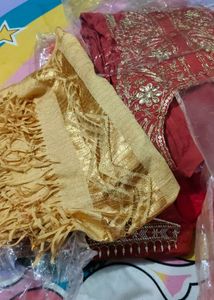 Red &amp; Orange Dupatta