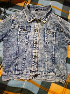 Acid Wash Denim Jacket