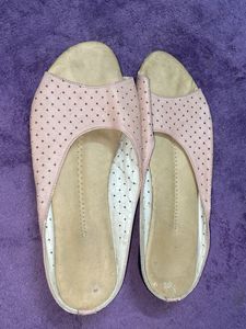 Chic Perforated Pink Flats 38 size