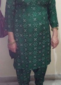 Xxl Eid/daily Wear/cotton/bandhej Suit Women