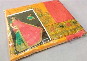 new  Rajashthani Design wedding silk saree 💕💕
