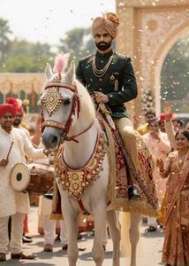 Stylish Green Nehru Suit