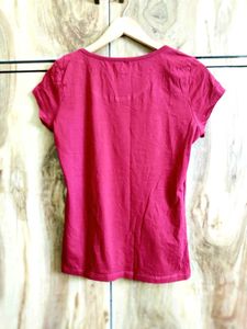 Mauve Colour Cotton Top Size-32-34