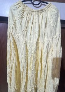 Yellow Ethnic Skirt