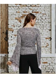 Stylish Animal Print Top