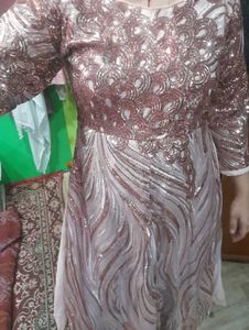 Pink Embroidered frock