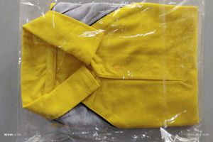 Yellow &amp; Gray Polo T Shirt
