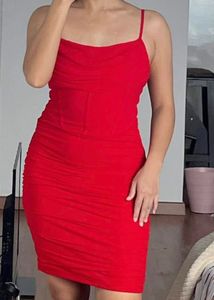 Red Bodycon Mini Dress