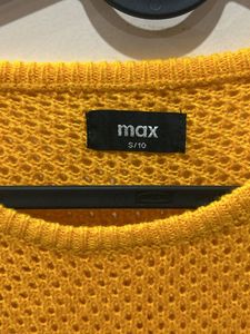 Yellow Knit Sweater