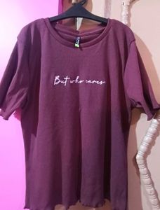 Burgundy Regular Top