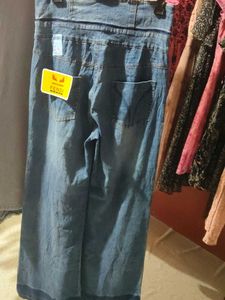 Wide Leg Denim Jeans