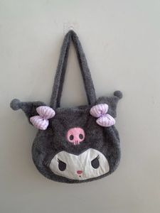 Kuromi Plush Tote Bag