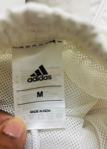 8 Original Adidas White/Black/Navy Blue Shorts