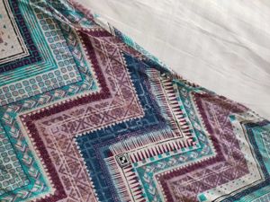 Patterned Palazzo Pants Wait 30-36 Elasticated